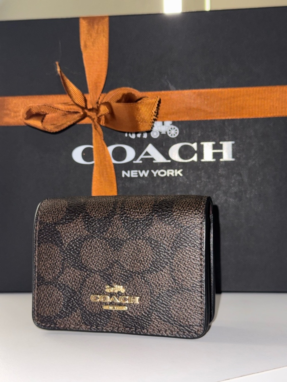 COACH Signature Mini Walet on Chain ⛓️‍💥
